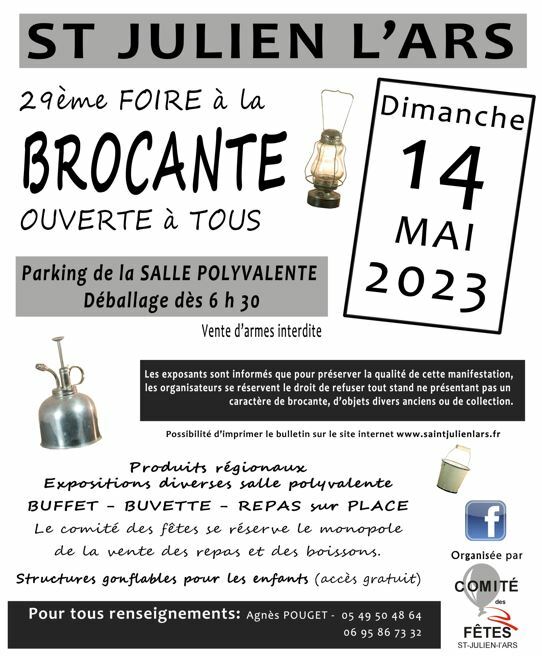 Noticias Brocante Du Mai Organis E Par Le Comit Des F Tes