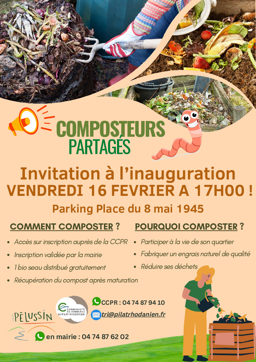 Actualit S Inauguration Composteurs Partag S Place Du Mai