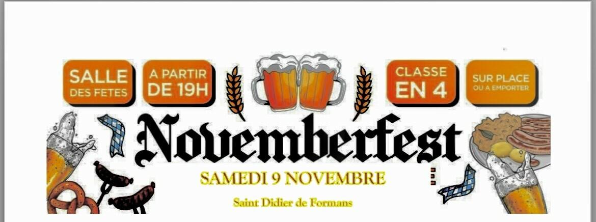 NOVEMBERFEST DE LA CLASSE EN 4