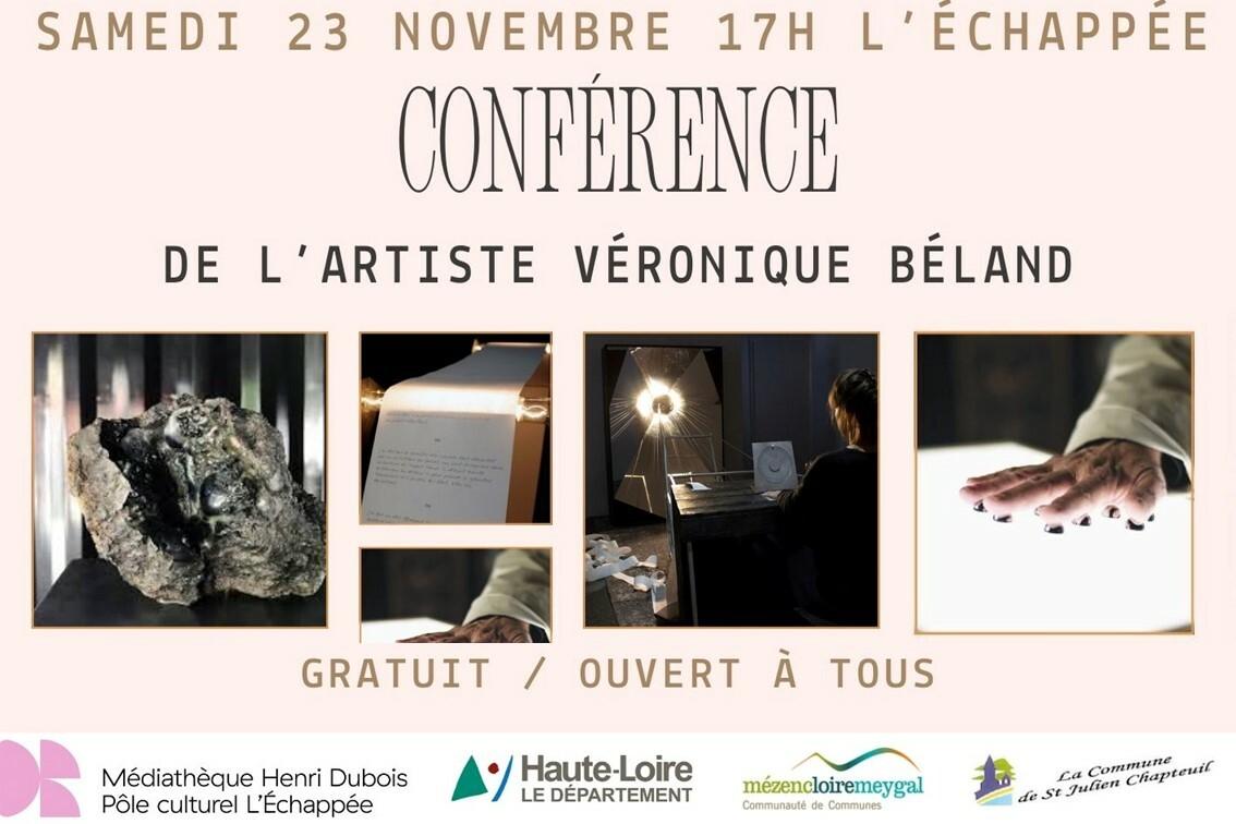 Conférence de l'artiste Véronique Béland