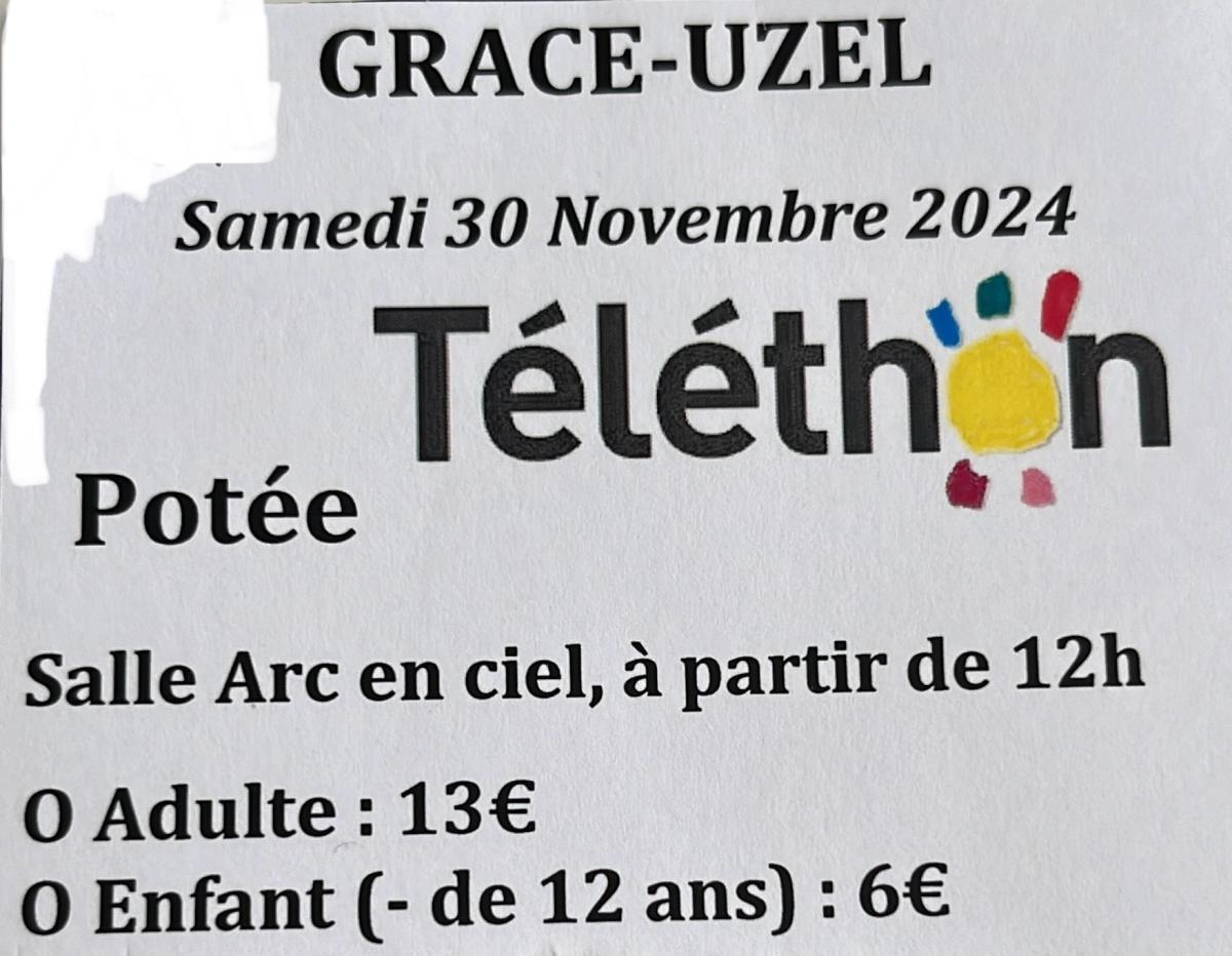 Téléthon le 30 novembre