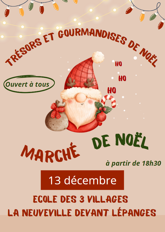 Marché de Noël à l'école