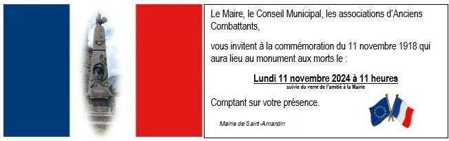 🇫🇷 Commémoration du 11 novembre 🇫🇷