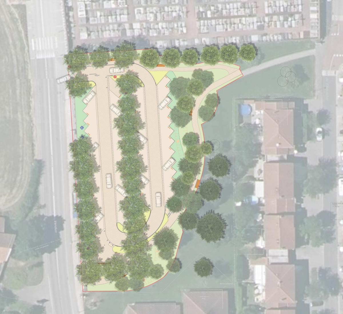 ⚠ Info travaux - aménagement du parking du cimetière ? (1/1)