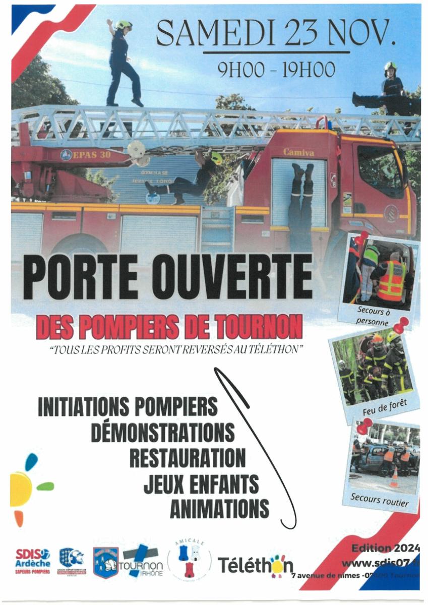 PORTE OUVERTE DES POMPIERS DE TOURNON