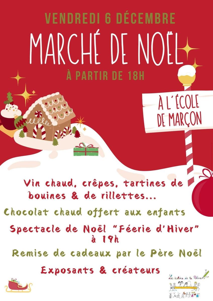 Marché de Noël - Marçon - 6 décembre 2024