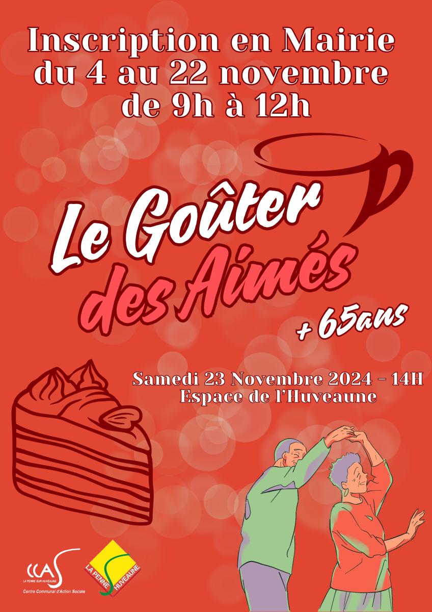 Inscription au goûter des aimés