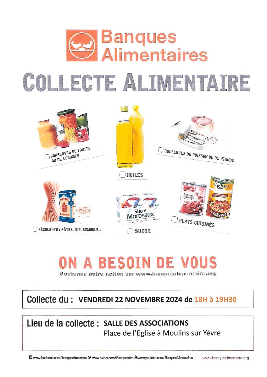 Collecte Banque Alimentaire