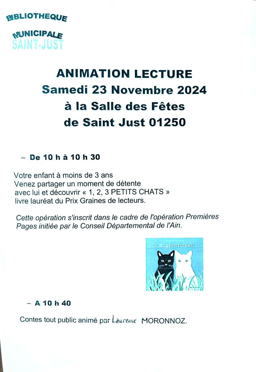 ANIMATION BIBLIOTHEQUE