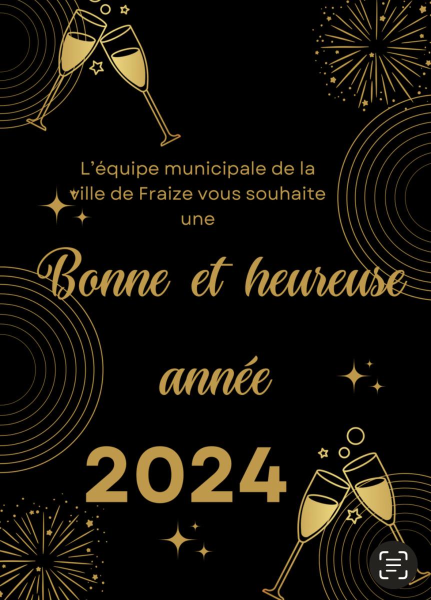 Actualités - Bonne année 2024 ! - Actualité illiwap de Mairie de