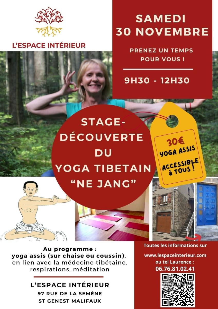 Stage yoga tibétain 30 novembre