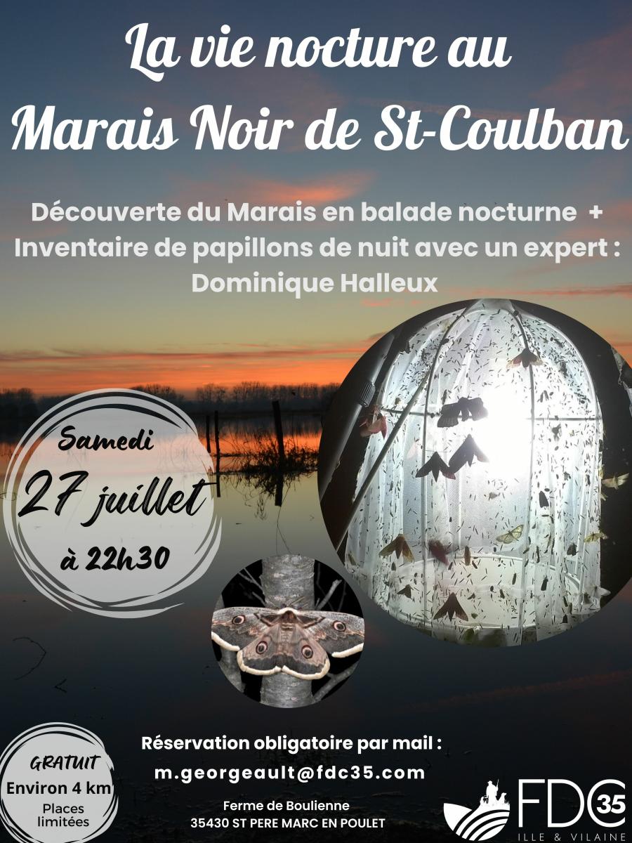 LA VIE NOCTURNE AU MAIRIE NOIR DE ST-COULBAN