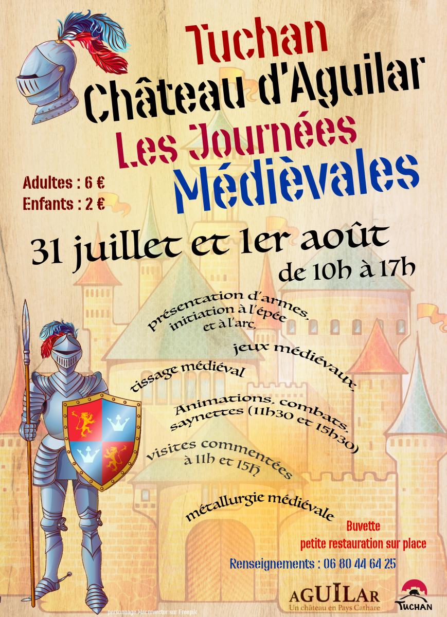 Animations médiévales au Château d'Aguilar 31/07 et 01/08