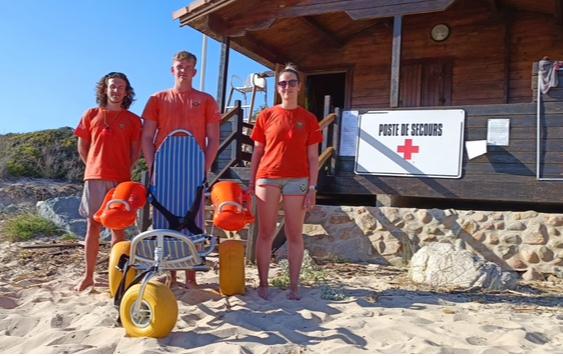 Poste de secours d’Arone en place