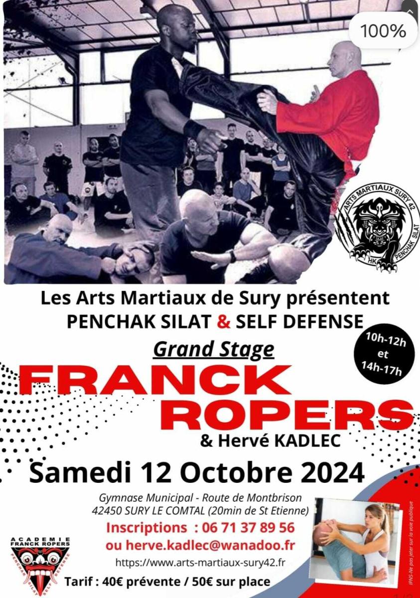 AMS : grand stage avec Franck Ropers