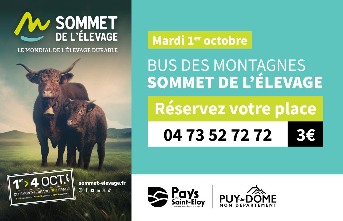 Bus des Montagnes mardi  1er octobre Sommet de l'élevage (1/1)