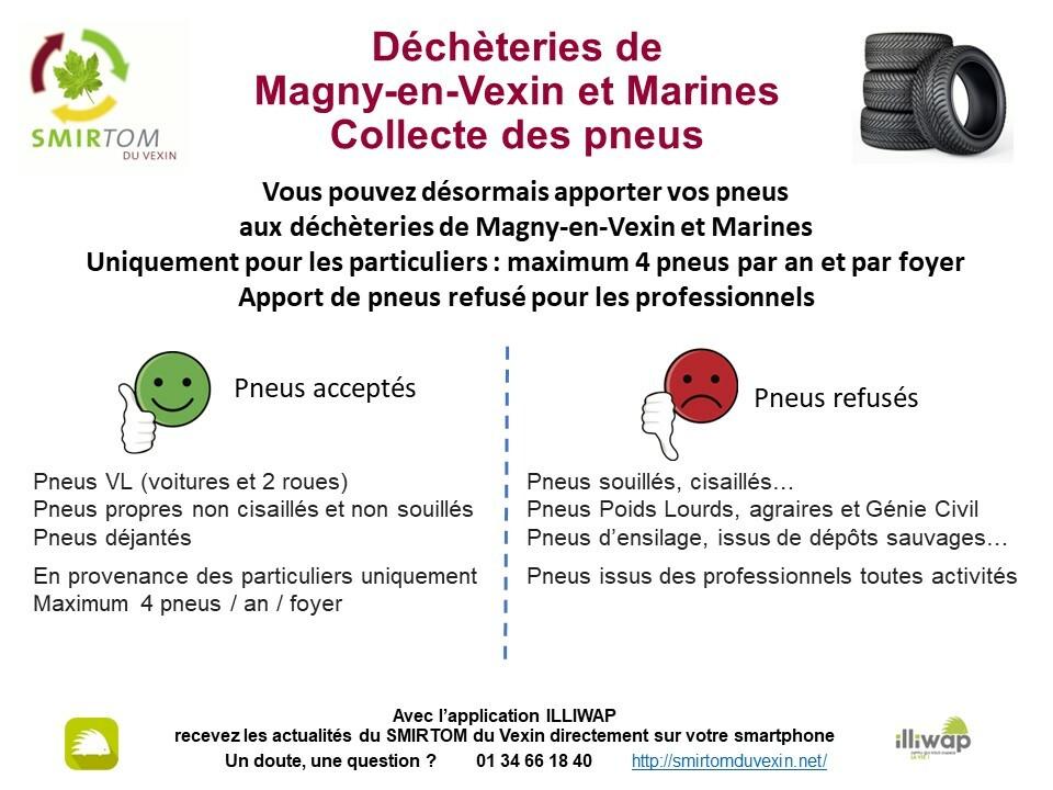 APPORT PNEUS DÉCHÈTERIES MAGNY ET MARINES (1/1)