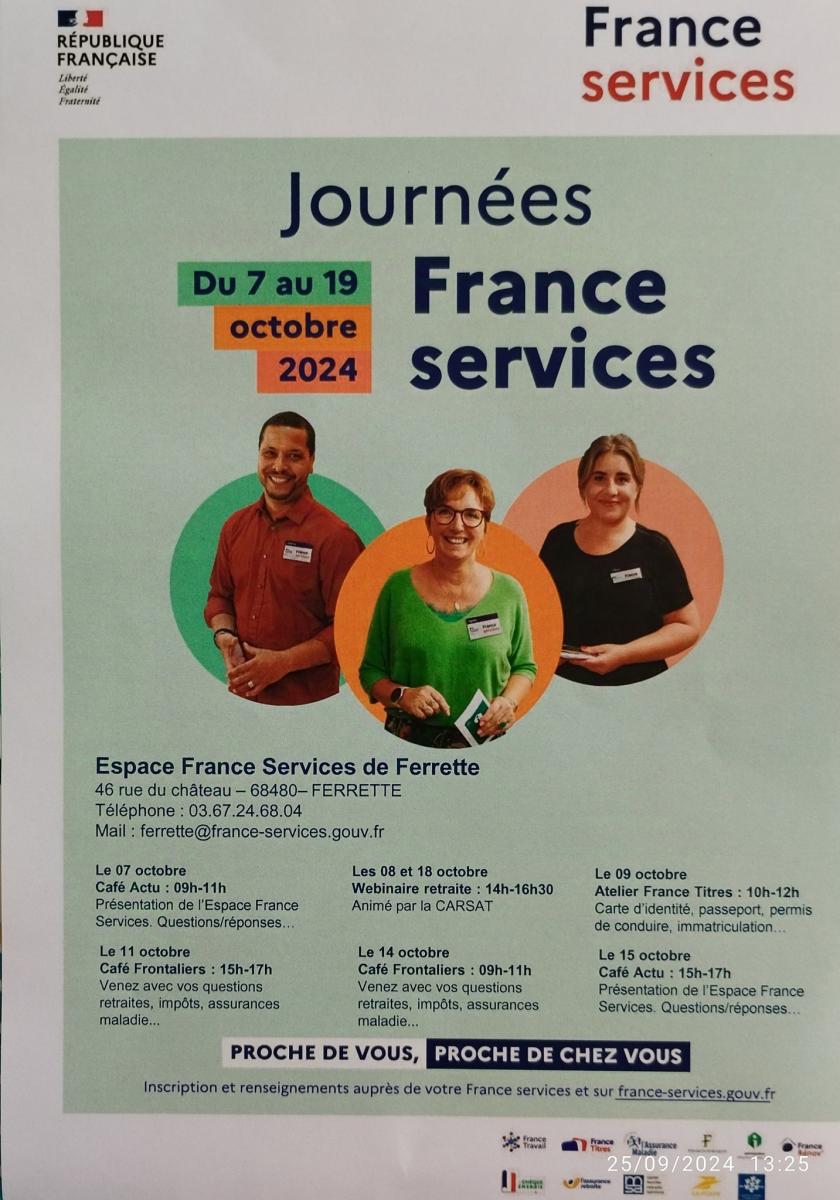 8/10 et 18/10: Webinaire Retraite à l'Espace France Services