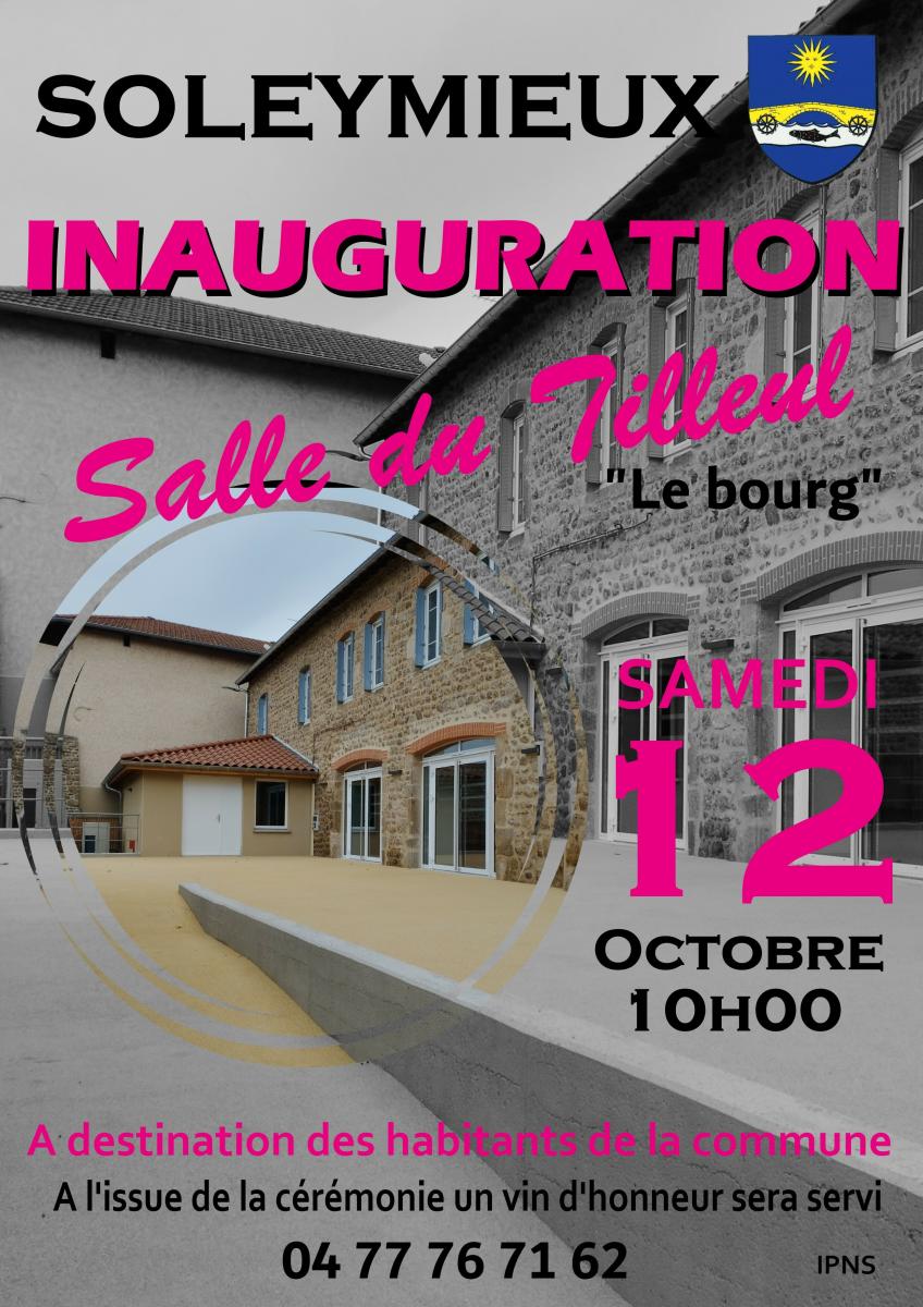 Inauguration salle du Tilleul