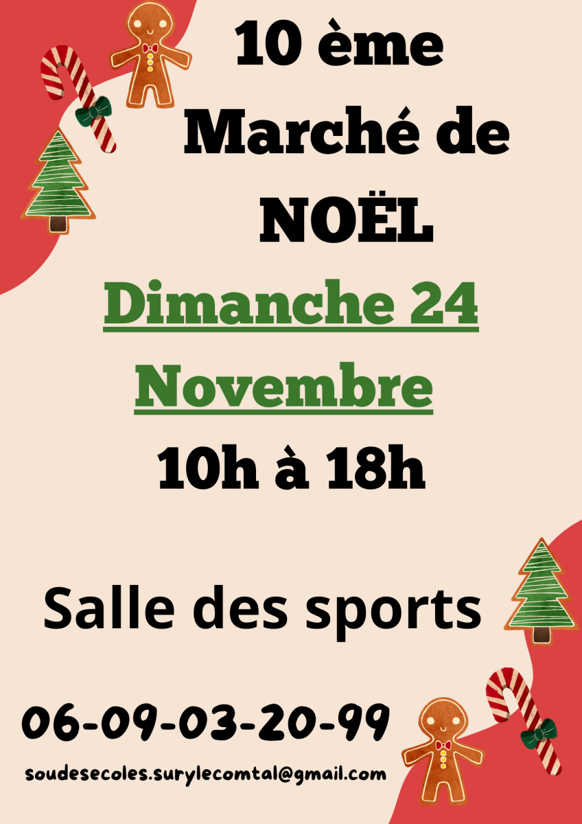 Marché de noël du Sou des écoles