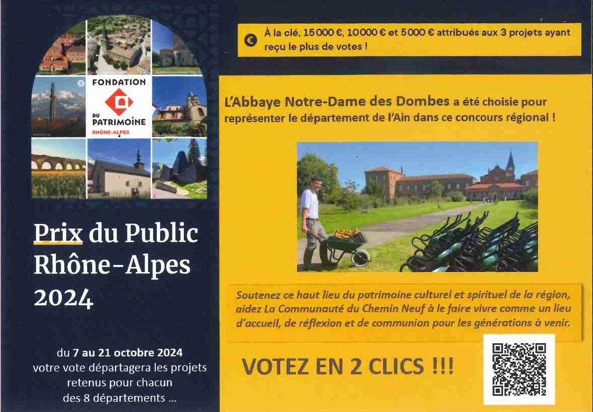 DERNIER JOUR : Soutenez l'Abbaye Notre-Dame des Dombes !!