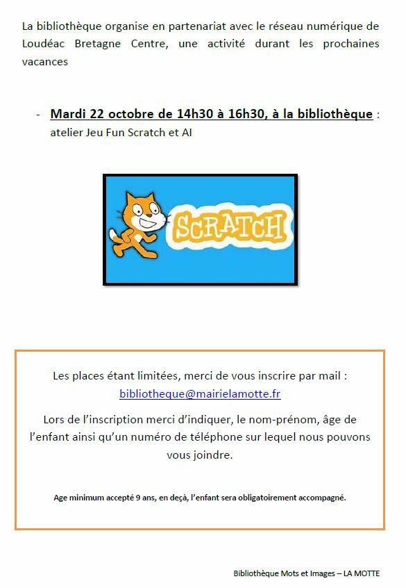 Atelier Jeu Fun Scratch et Al le 22 octobre (1/1)