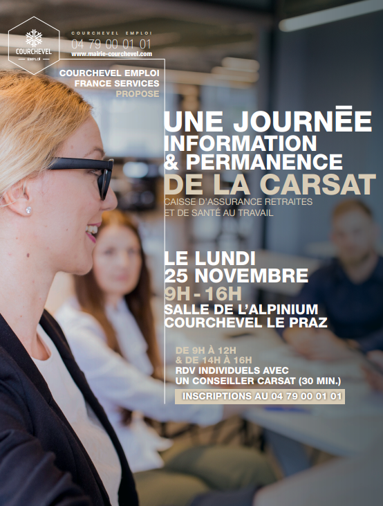 JOURNEE INFORMATION ET PERMANENCE DE LA CARSAT