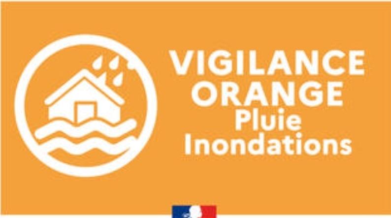 VIGILANCE ORANGE PLUIE INONDATION