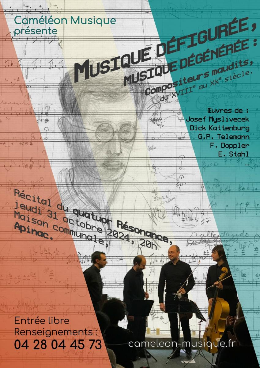 Concert de Caméléon Musique le 31 octobre à Apinac