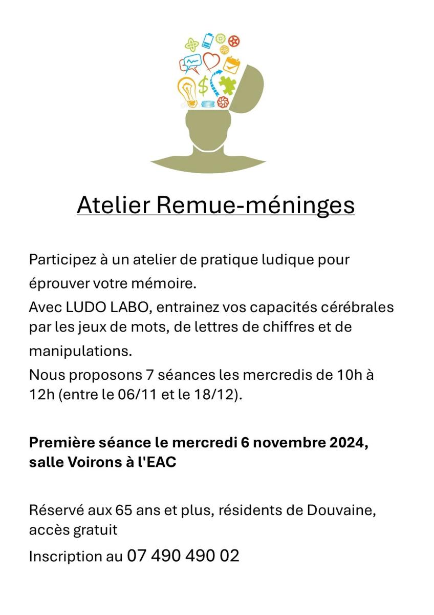 Atelier Remue-Méninges