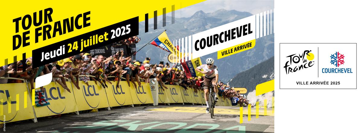 🟡 🚵 Le Tour de France est de retour à Courchevel !