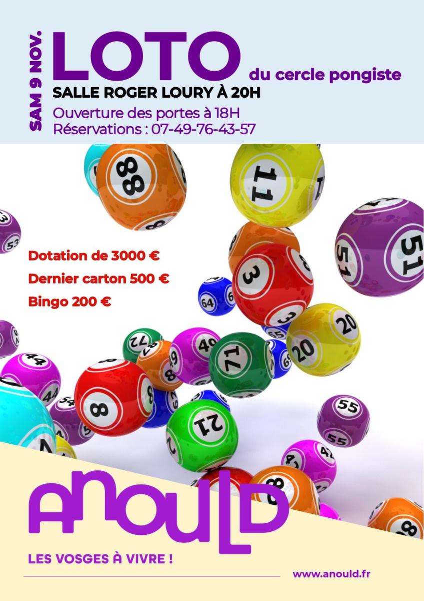 Loto du Cercle Pongiste