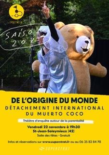 Théâtre le 22 novembre à St Jean Soleymieux