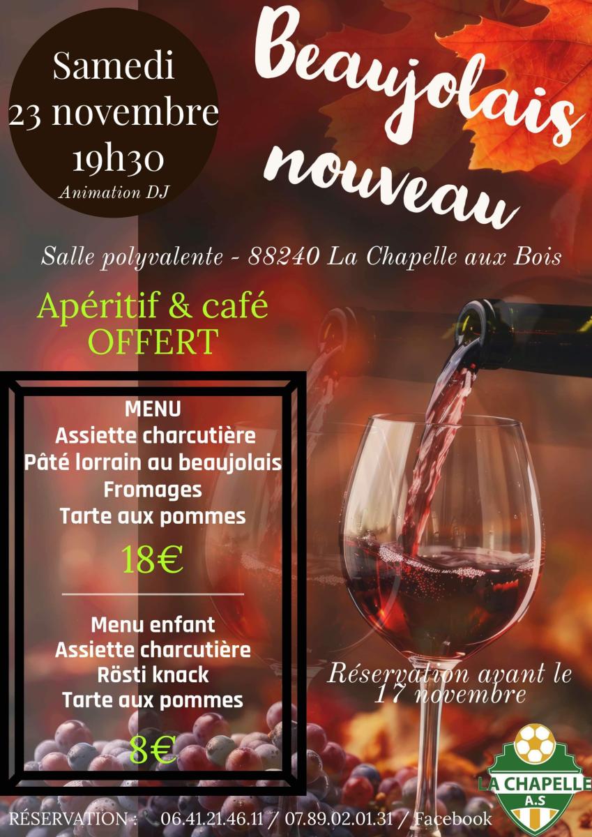 Soirée beaujolais nouveau