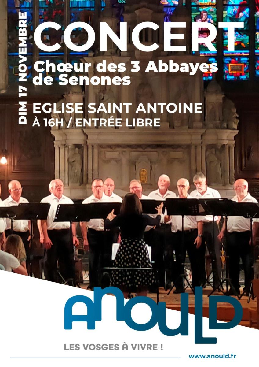 Concert Chœur des 3 Abbayes  de Senones