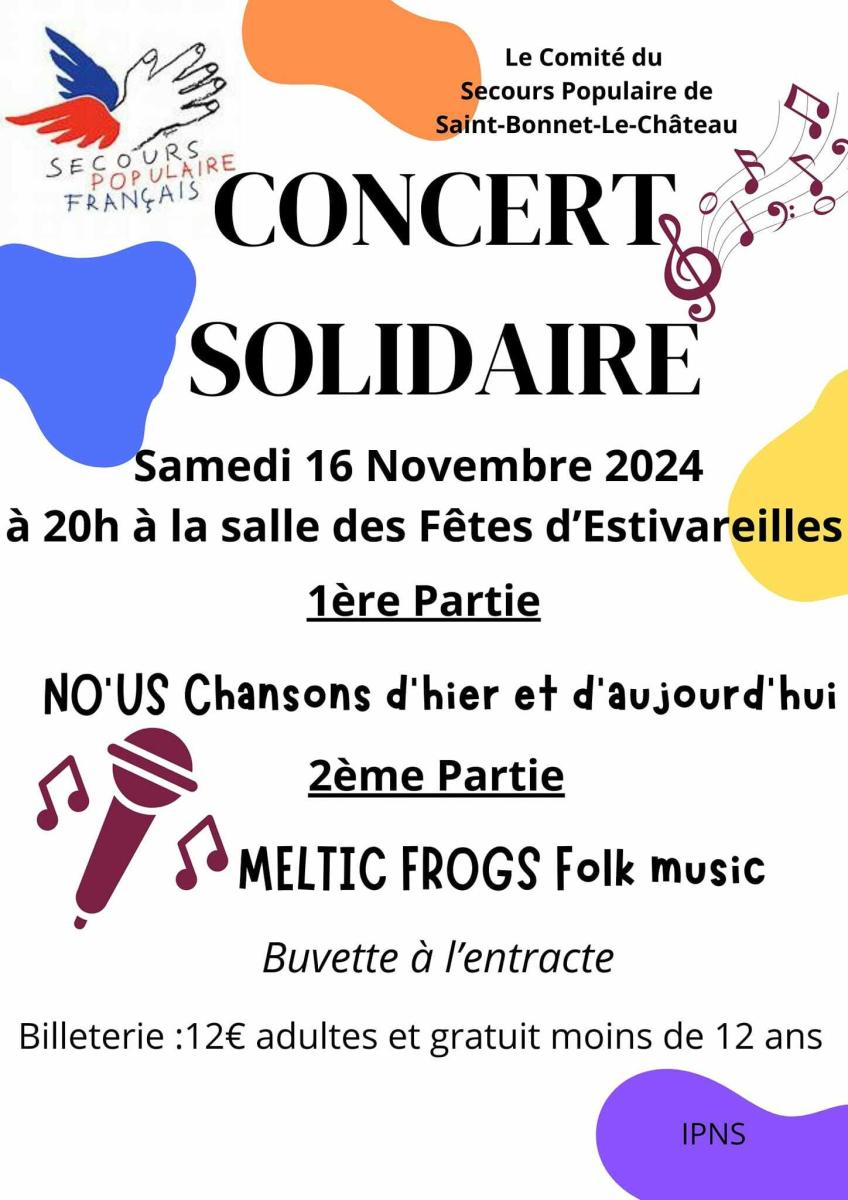 Concert solidaire du Secours Populaire