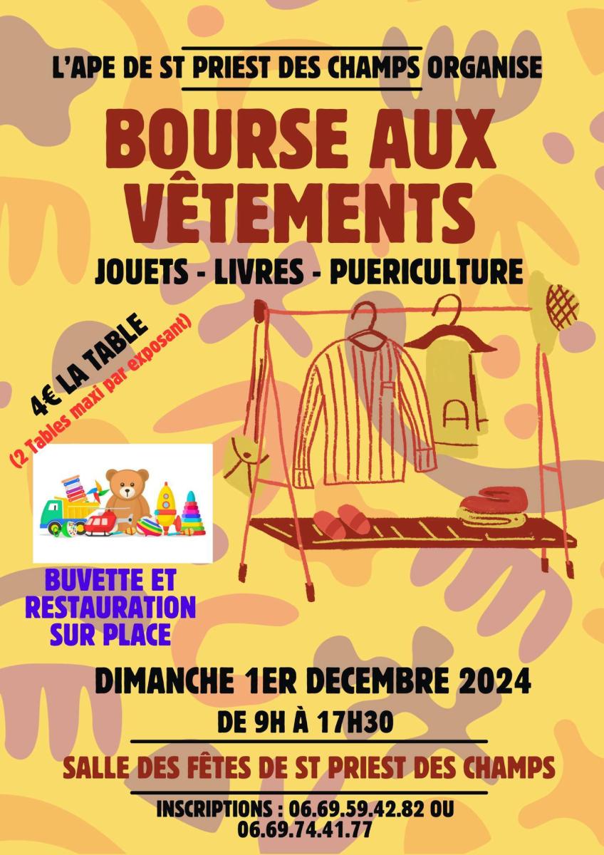 BOURSE aux vêtements