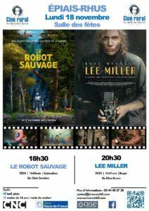 RAPPEL CINERURAL-2 FILMS -LUNDI 18 NOVEMBRE À 18H30 ET 20H30