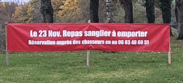 Repas de sanglier - Chasseurs - Merléac