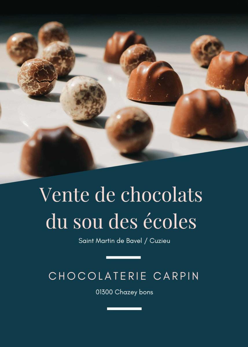 Vente de chocolats de Noël - Sou des Ecoles