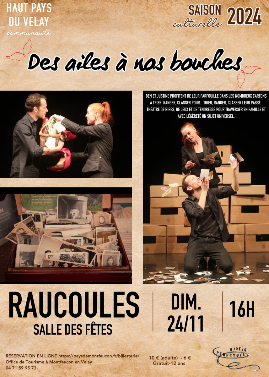 Soirée théâtre  - Saison culturelle Haut Pays du Velay