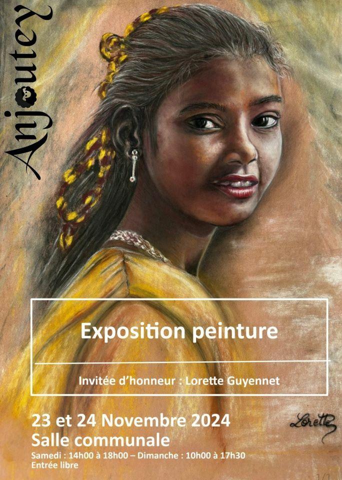 Expo peinture ce week-end à Anjoutey !