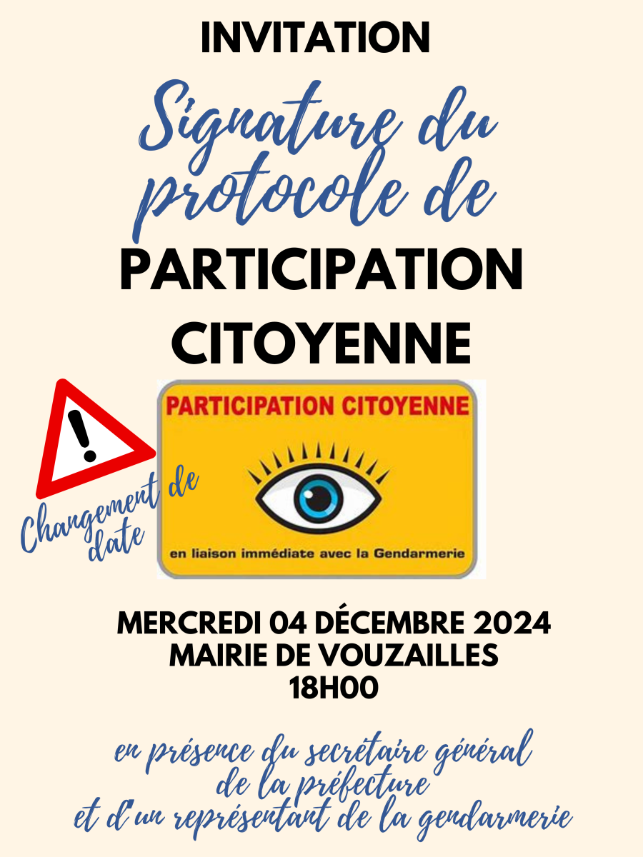 Modification date : Participation citoyenne