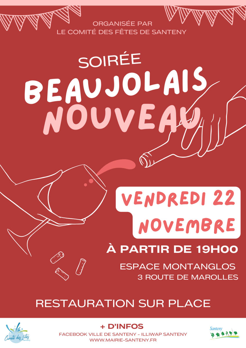 🍷 Soirée Beaujolais Nouveau : RDV Ce soir ! 🍷