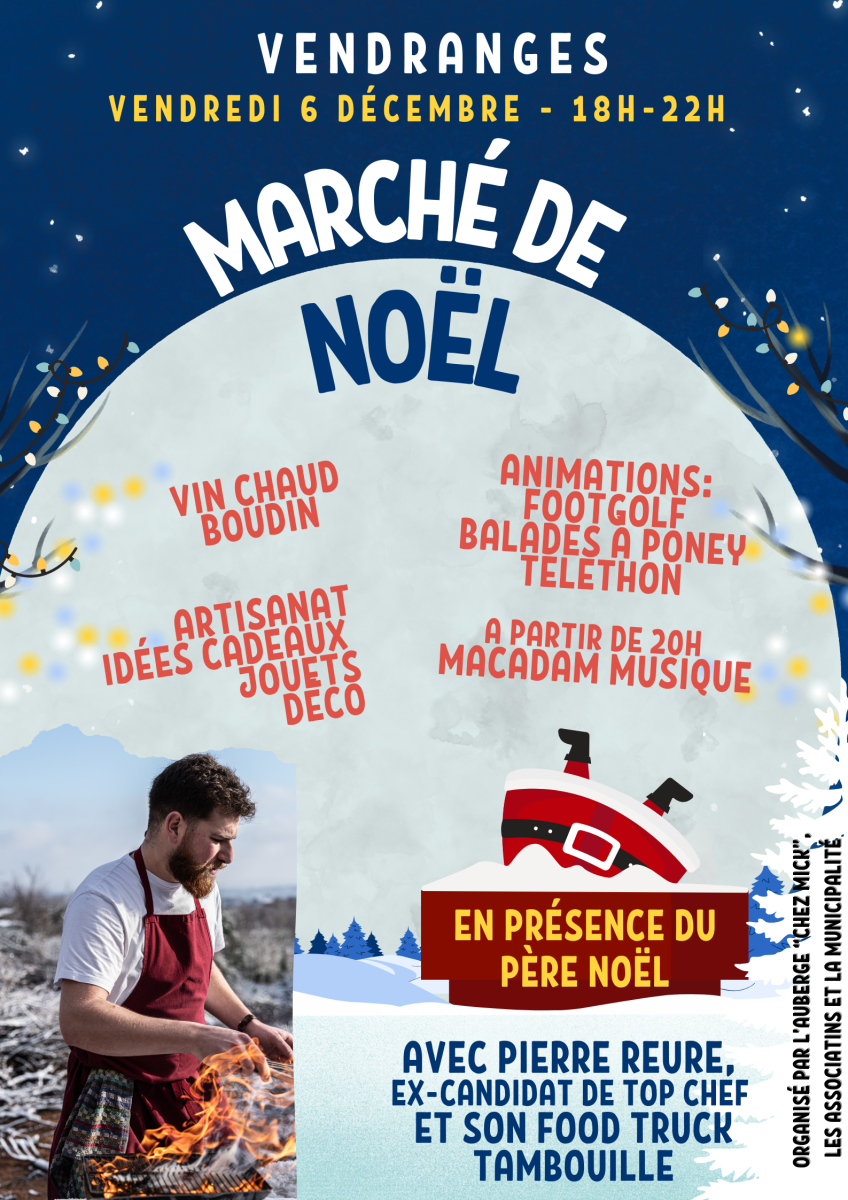 🎄VENDRANGES FAIT SON MARCHÉ DE NOËL 🎄