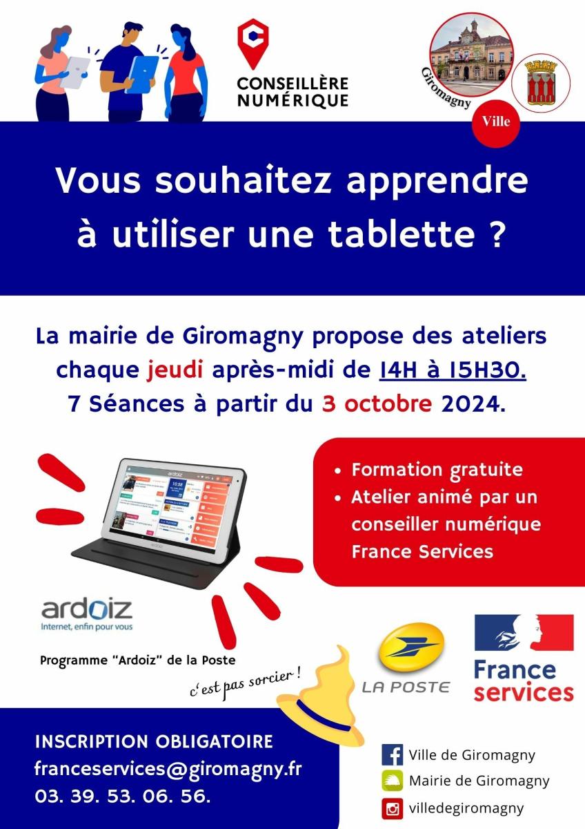 Ateliers tablette ardoiz et ateliers thématiques