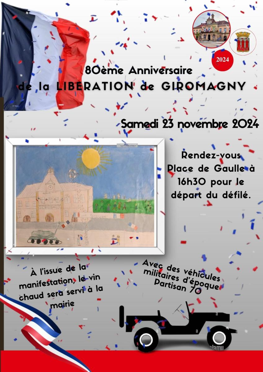 Anniversaire de la Libération, c'est aujourd'hui à 16h30