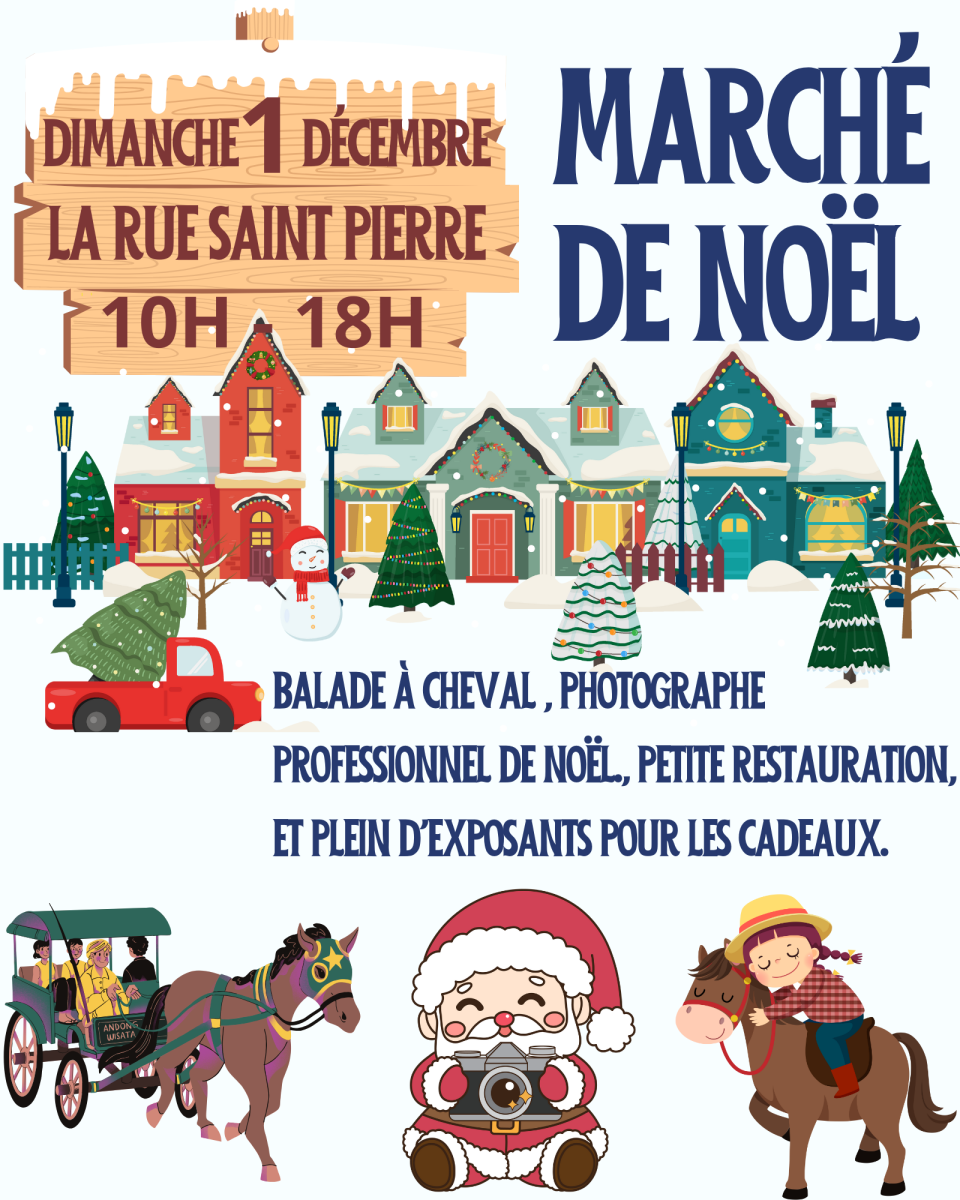 Marché de Noël le 1er décembre.