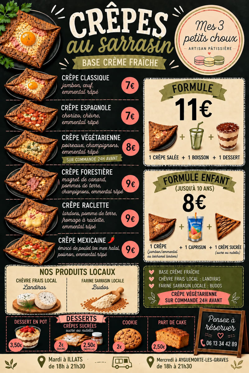 CE SOIR 23 septembre NOUVEAU FOODTRUCK