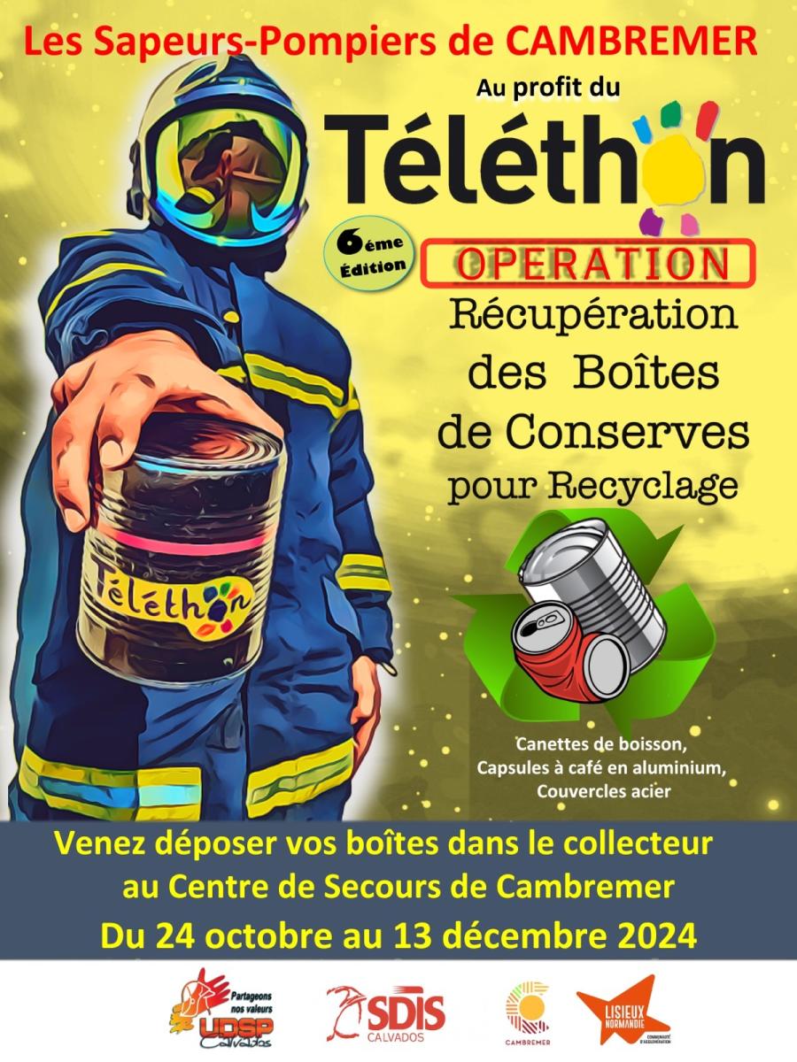 TELETHON 2024: Ne jetez plus vos canettes !